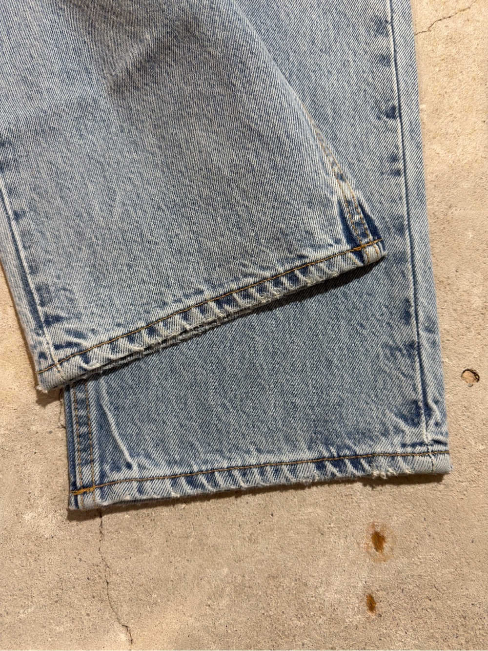 Zara Europe Market Reworked Repaired Jeans - Picture 5 of 7